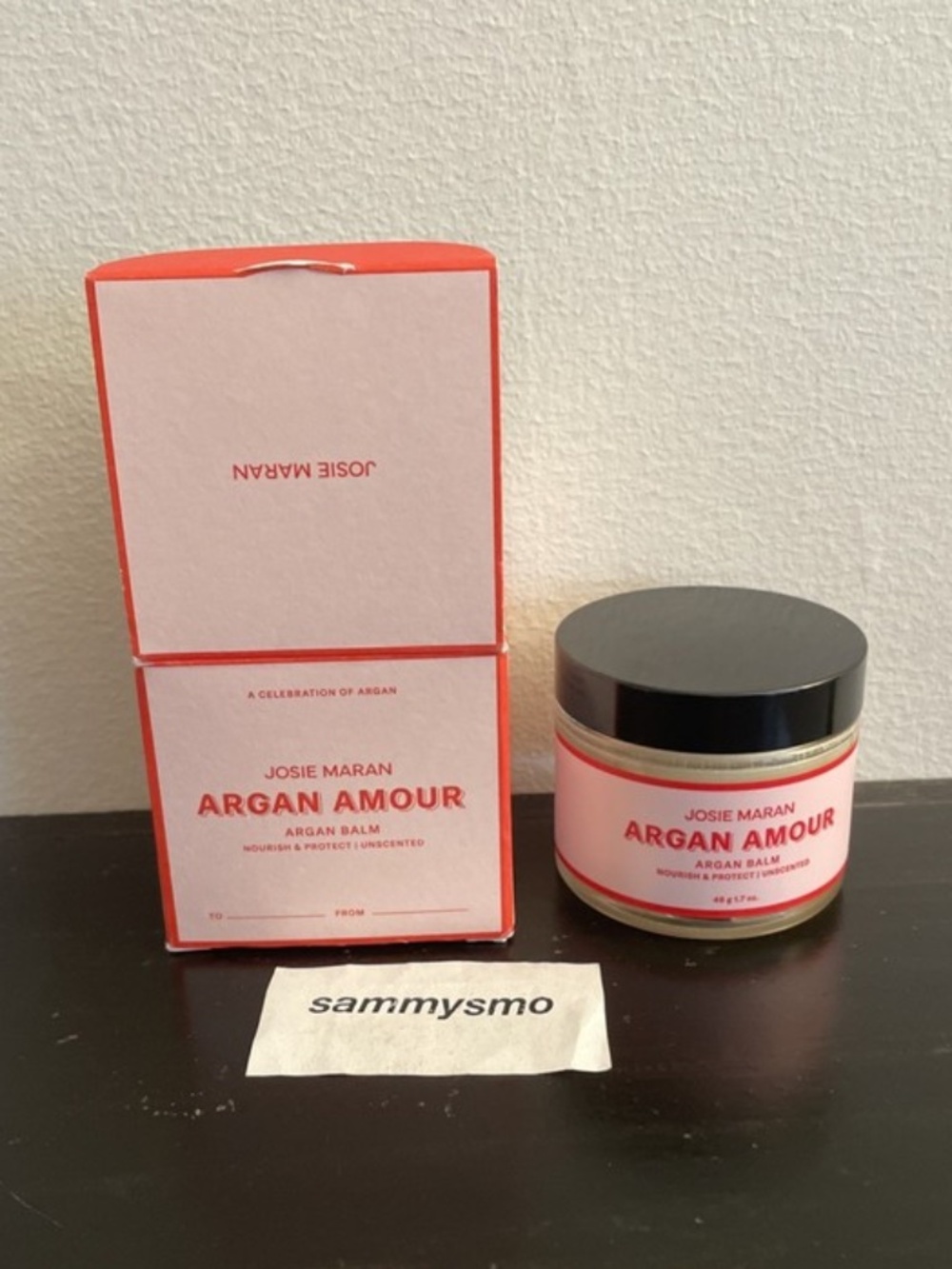 Josie Maran Argan Amour Balm, Nourish & Protect Balm, Unscented, SEE DESCRIPTION